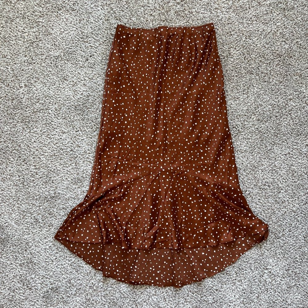 Abercrombie and Fitch Satin High Low Skirt